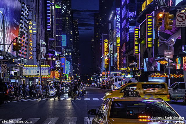 andreas steffelmaier photography times square at night