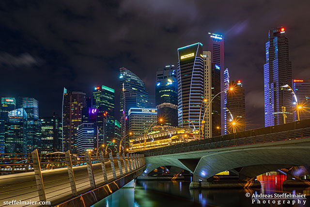 Andreas Steffelmaier Photography Esplanade Bridge Singapore